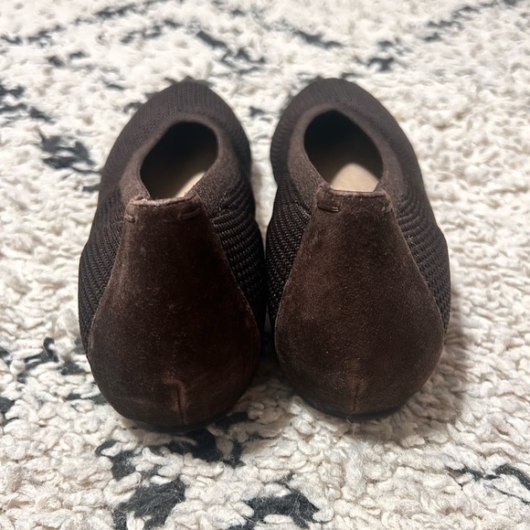Eileen Fisher Brown Sz 9.5 Seam Knit Flat Minimalist Comfy Ballet Fall Classic - Picture 5 of 6